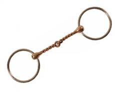 Ring Snaffle Bit \"Twisted Wire\" #215