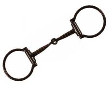 D-Ring Snaffle Bit \"Black Steel\"