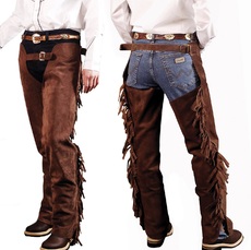 \"Lakota\" Wildleder-Chaps mit Fransen